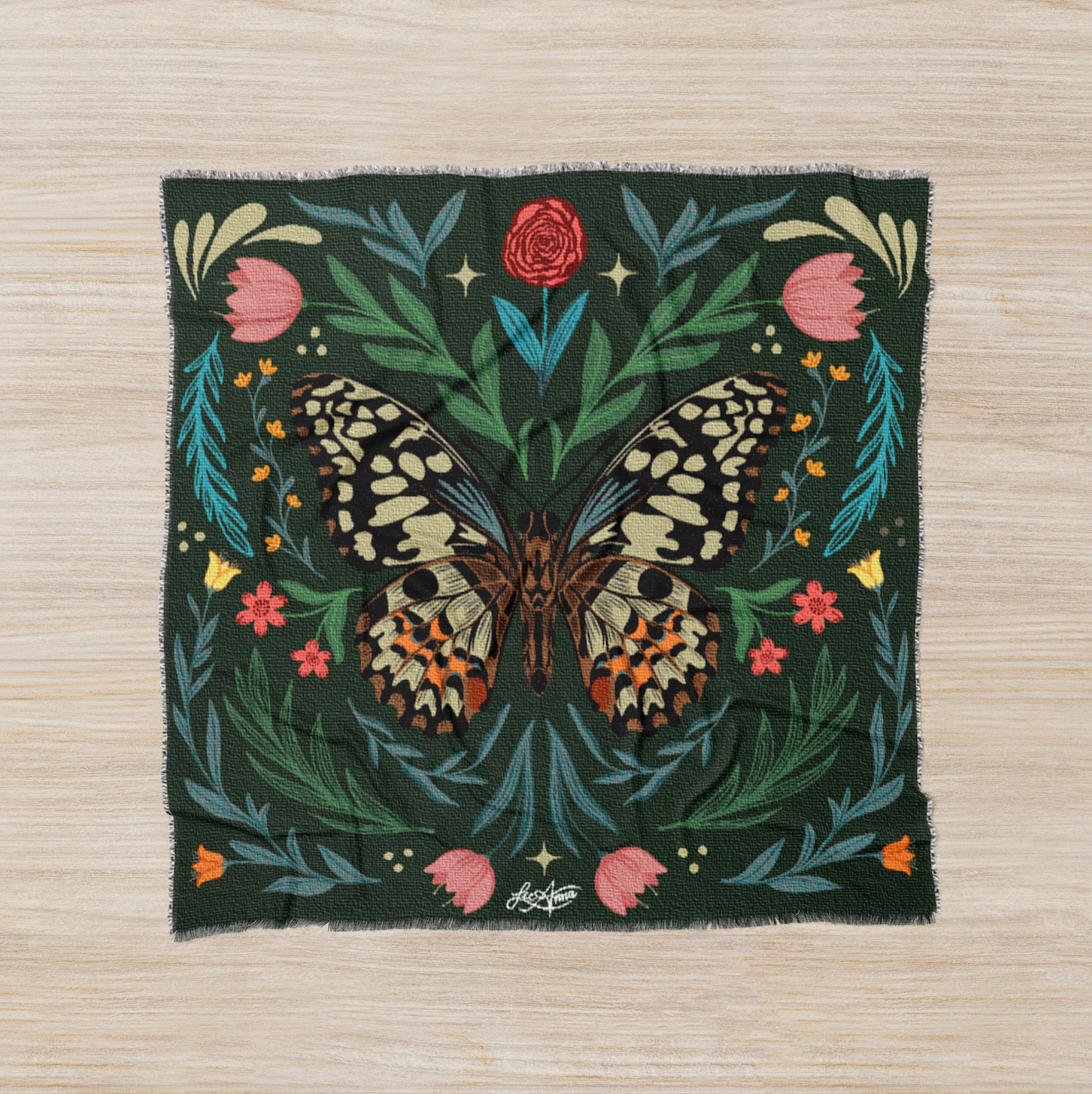 Transformation - Butterfly and Floral Design